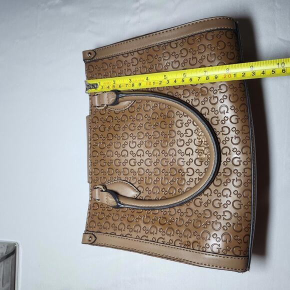 Guess Signature Y2K Mocha Holy Springs medium satchel tote - Picture 9 of 9